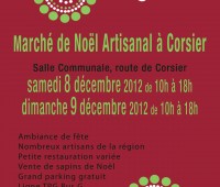Marché de Noël artisanal à Corsier