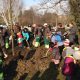 Les enfants de Champel plantent un arbre au Parc Bertrand
