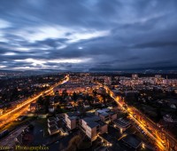 Genève, photographiée de nuit