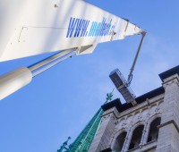Les rénovations de la salle du guet de St-Pierre prennent de la hauteur