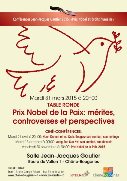 Table ronde : Prix Nobel de la Paix