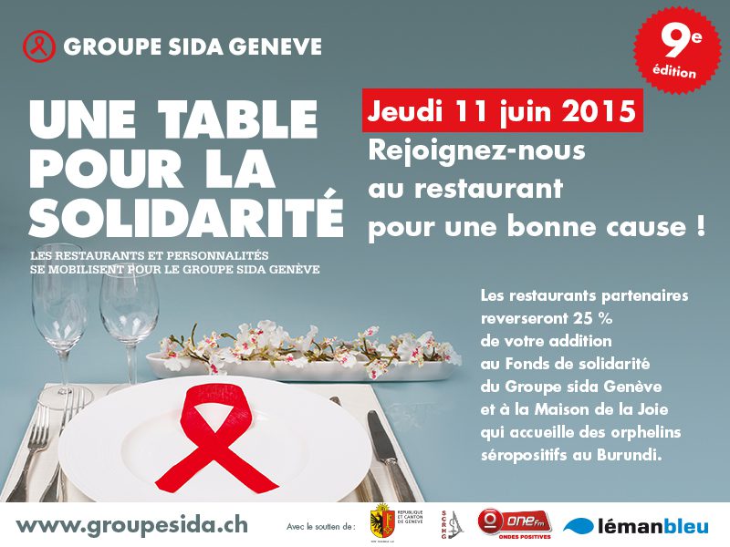 Participez à Une table pour la solidarité – jeudi 11 juin –