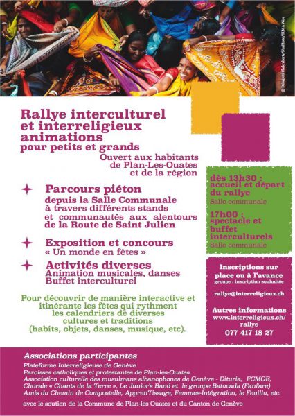 Rallye interculturel à Plan-les-Ouates