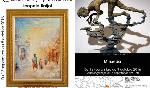 Exposition Miranda, L. Baijot et I. Semkov à l’Art’monie