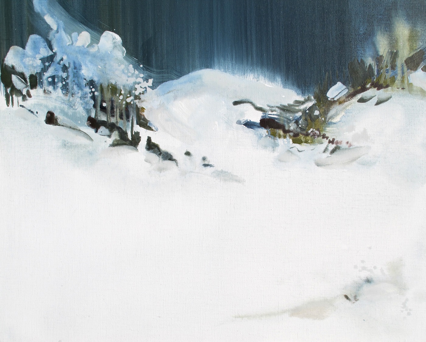 Série entre Air et sur Terre Acrylique sur toile de lin 50 x 61 cm cm, Stéphan Herrgott2
