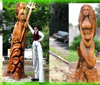 Les deux statues monumentales du parc de l’Hôpital Beau-Séjour ont disparu !
