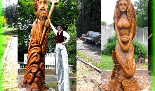 Les deux statues monumentales du parc de l’Hôpital Beau-Séjour ont disparu !