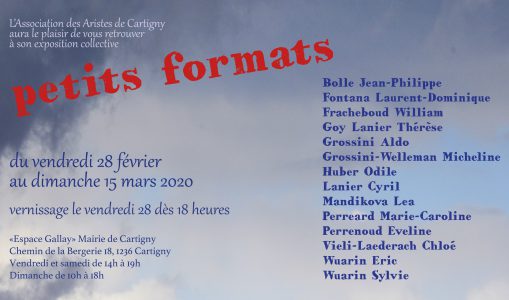 L’Espace Gallay présente « Petits Formats »