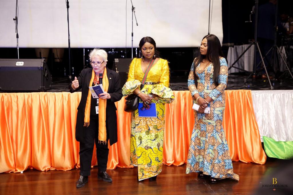 Betty Kiemba lors de la soirée de gala 2019. © Anderson Makedi