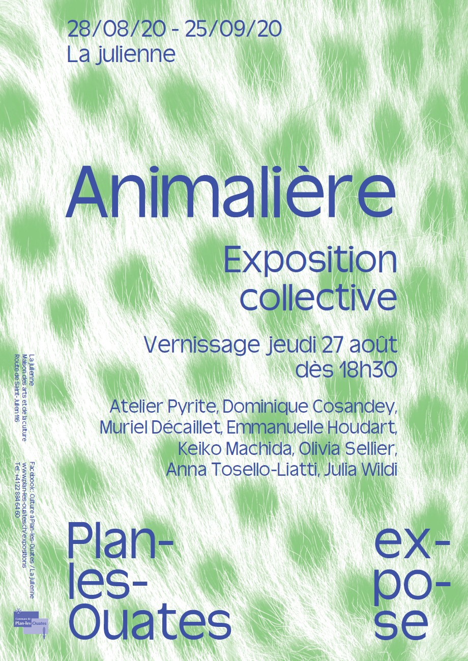 Affiche Animalière exposition collective